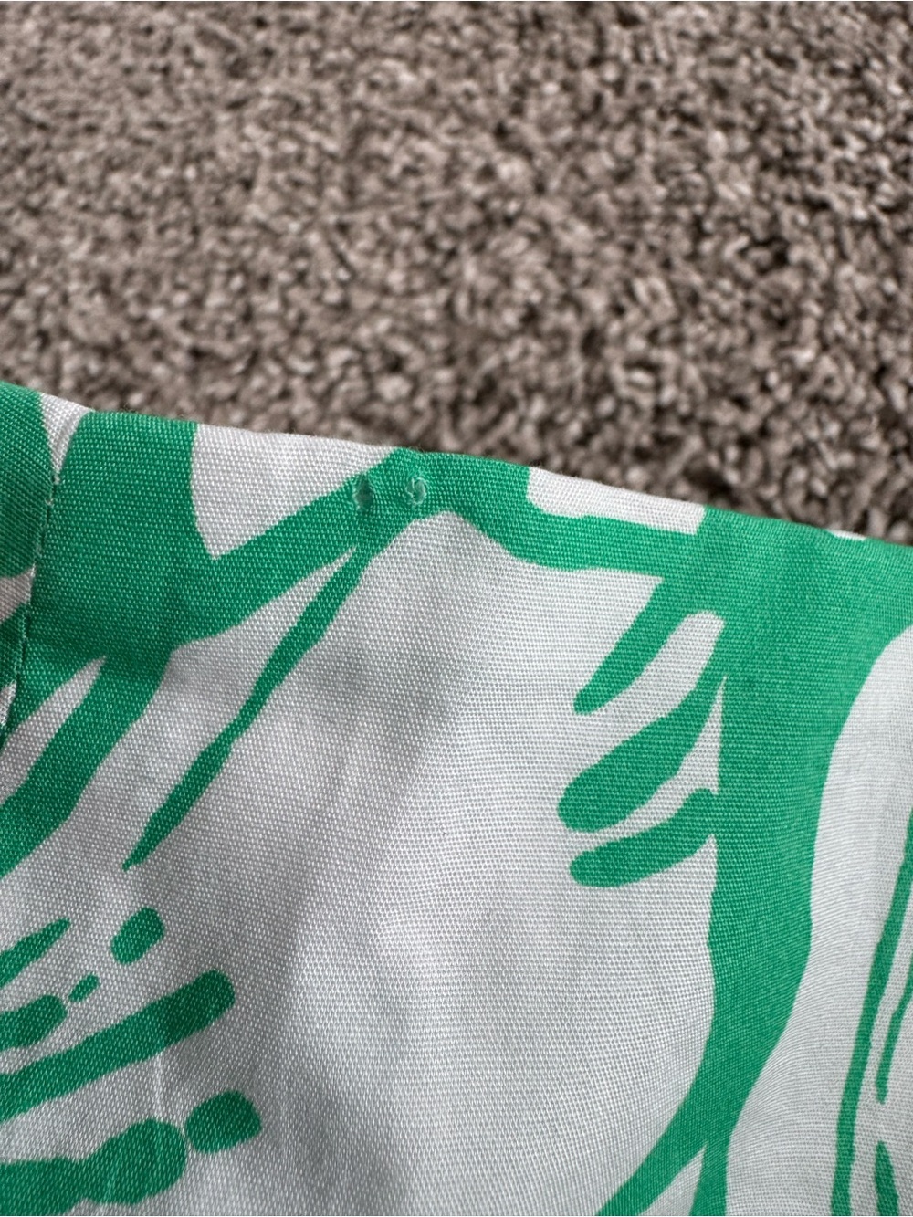 Lilly Pulitzer White and Green Floral Mini Skirt Sz 12 - Picture 6 of 6